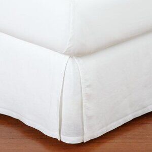 Pottery Barn Belgium Linen Pleated Bedskirt Twin 14" Drop